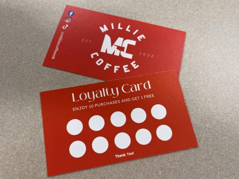 Use your loyalty card as your business card