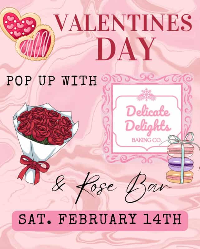 More experience-based retail: the Charm Bar, Valentine’s Rose Bouquet Bar